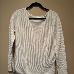 Mendocino Cream V-Neck Sweater